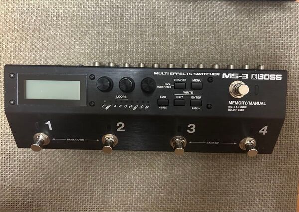 【アダプタ、取説、箱有】BOSS/MS-3 Multi Effects Switcher ボス マルチエフェクター スイッチャー