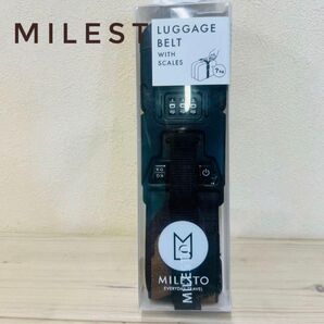 送料無料!MILESTO ラゲッジベルトウィズスケール アーミー