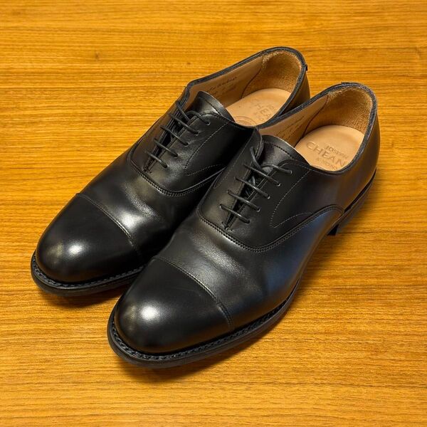 チーニー ALFRED アルフレッド ストレートチップ 革靴 ブラック サイズ6 ビジネスシューズ