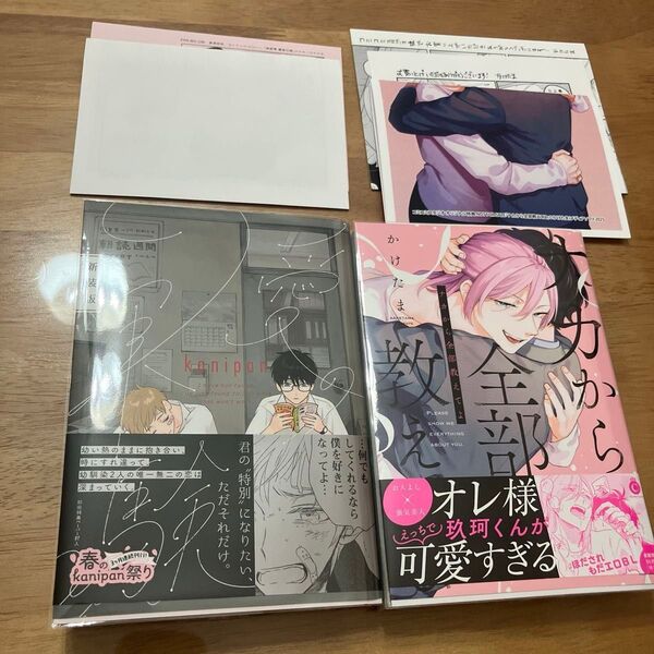 愛の実験/kanipan ナカから全部教えてよ かけたま コミコミスタジオ特典付 新刊