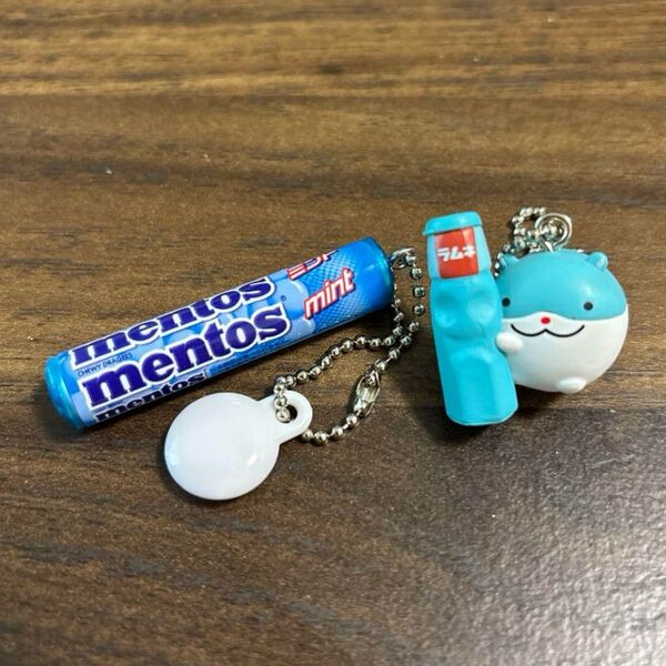 メントス 森永ラムネ ミニチュアチャーム ガチャ