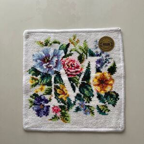 「新品未使用品」フェイラー・イニシャルM・シェニール織り(約20×20cm)