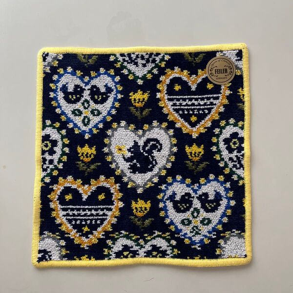「新品未使用品」フェイラー・ピックオンニ・シェニール織り(約25×25cm)完売品・レア品