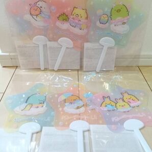 すみっコぐらし にじいろのおもいで「みにみにクリアうちわ」6種セット