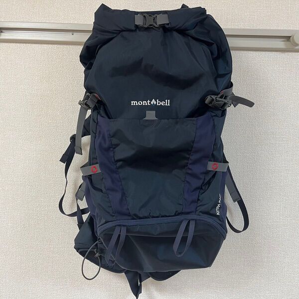 【美品】 モンベル キトラパック45 mont-bell バックパック アウトドア 登山 ネイビー リュックサック ザック