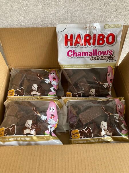 ハリボーチョコマシュマロ ソフトキスエキストラ 4袋