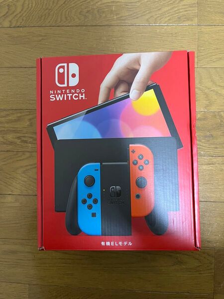 Switch 有機ELモデル ネオンレッド ネオンブルー 店舗印有り