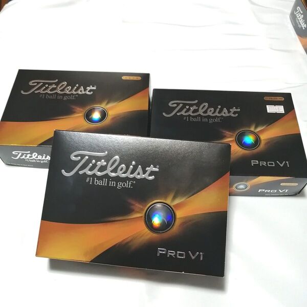 新品 TITLEIST タイトリスト ゴルフボール 2023 PRO V1 3ダース レアナンバー