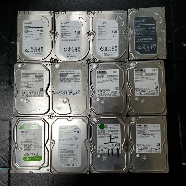 3.5インチHDD 1tb 500gb ジャンク