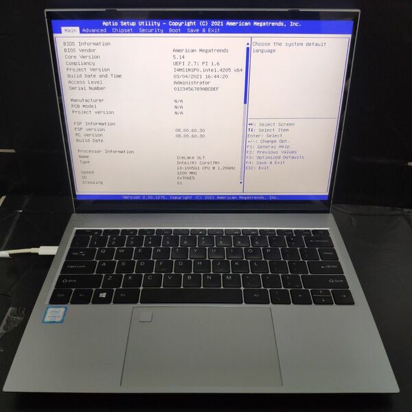 Vetesa Core i3 1005G1