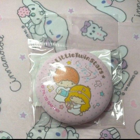 サンリオ キキララ リトルツインスターズ ぷにぷに 缶バッジ