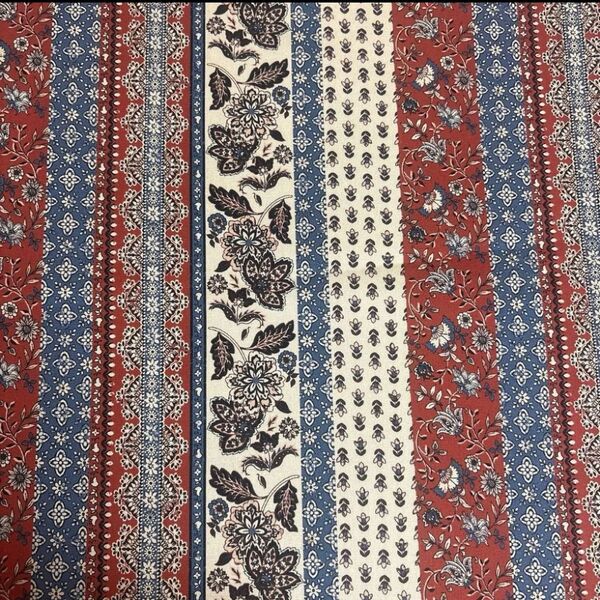 長さ100cm*150cm(広幅)春新柄自然ボヘミアン風細薄帆布キャンバス100%コットンプリント生地ハンドメイド用 ハギレ綿布