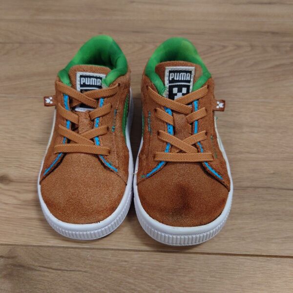 Puma×Minecraft キッズスニーカー 14.0cm