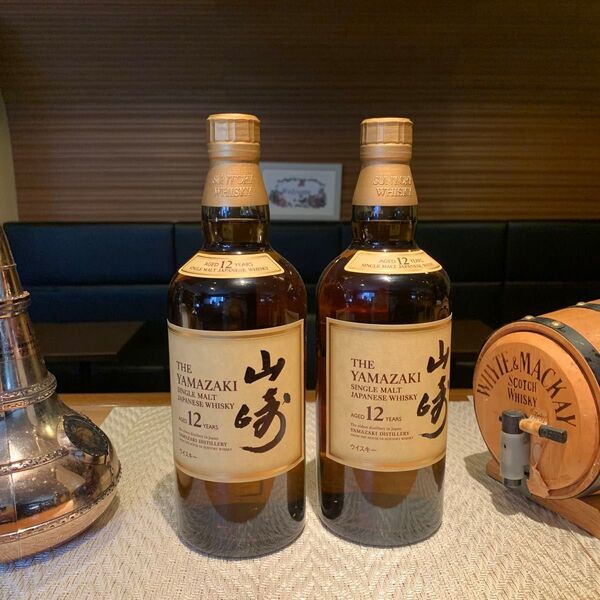 サントリー 山崎 12年 700ml 2本セット ウイスキー新品、未開封