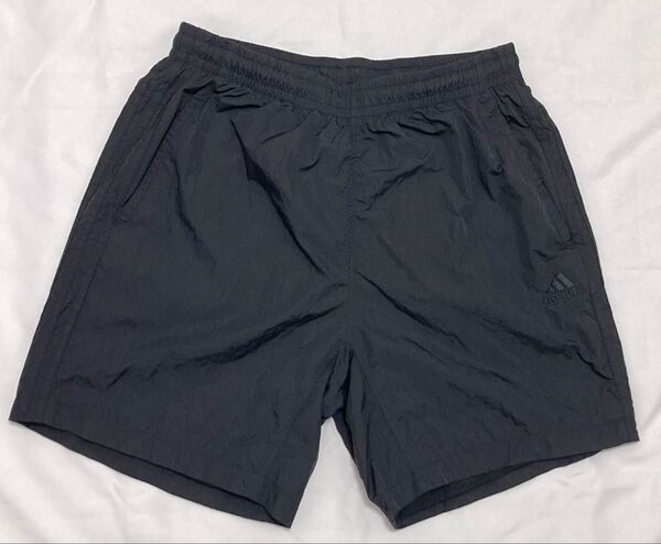 美品 アディダス adidas ナイロン ハーフパンツ ショートパンツ ショーツ