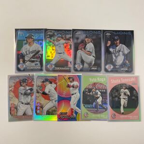 西武ライオンズ 2024 NPB Topps Chrome Refractor インサート 合計9枚セット