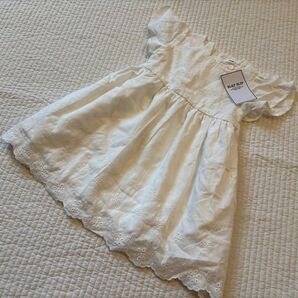 新品未使用 3630円 SLAP SLIP レース ワンピース ホワイト 100