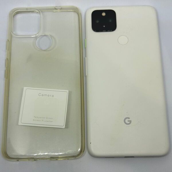 Pixel4a 5G SIMフリー googleフォト無料 128GB 超広角 SIMロック解除済 SIMフリー ケース付き