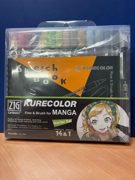 KURECOLOR MANGA Starter Set 14&1 未使用