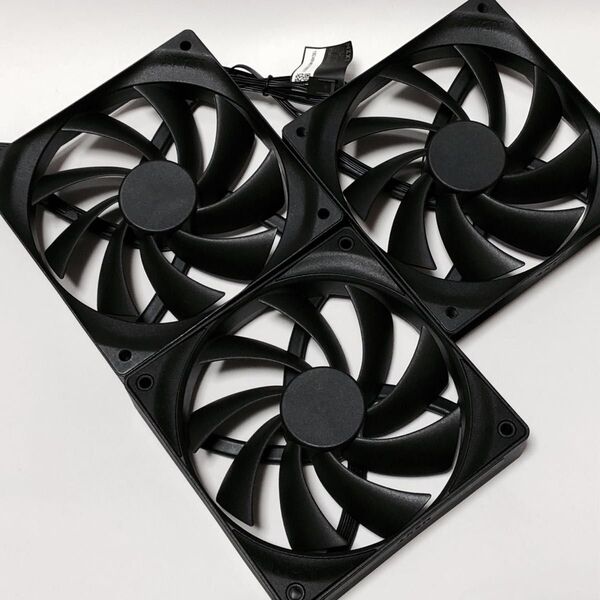 NZXT ケースファン3個セット F120Q 4ピン 120MM