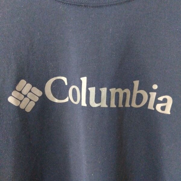 Columbia コロンビア ネイビー ドライTシャツ Mサイズ