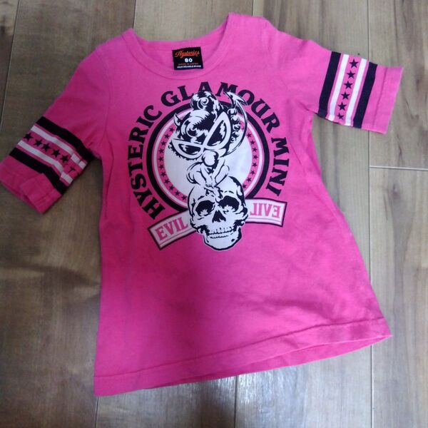 HYSTERIC GLAMOUR MINI 七分袖Tシャツ 80 チュニック