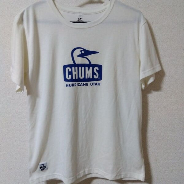 美品 CHUMS チャムス ホワイト Tシャツ Mサイズ