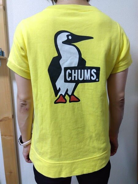 美品 CHUMS チャムス バックプリント ブービーバード半袖Tシャツ