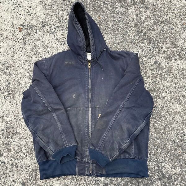 【古着 ジャケット】Carhartt アクティブジャケット L アメリカ製00s アウター ジップアップパーカー 古着