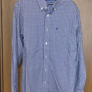 NAUTICA シャツ 長袖 長袖シャツ チェック柄 M L