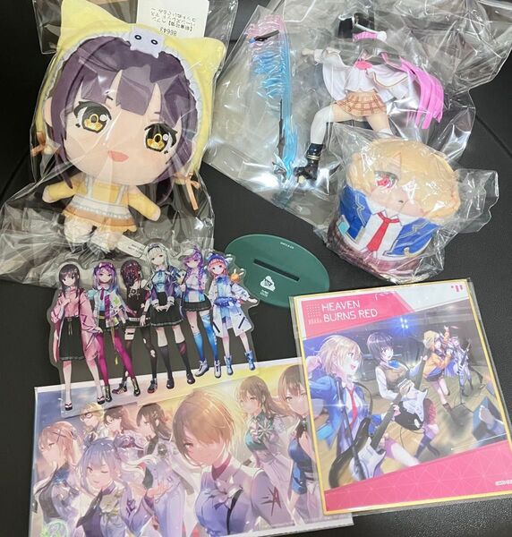 【ヘブンバーンズレッド】まとめ売り ぬいぐるみ ポストカード 色紙 アクリルスタンド もちころりん フィギュア プライズ