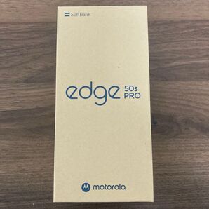 新品 motorola edge 50s pro ブラックビューティー Softbank版 SIMフリー