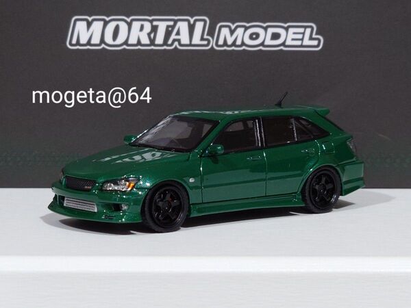 【699台限定】MORTAL 1/64 TOYOTA ALTEZZA GITA アルテッツァ ジータ カスタム【グリーン】