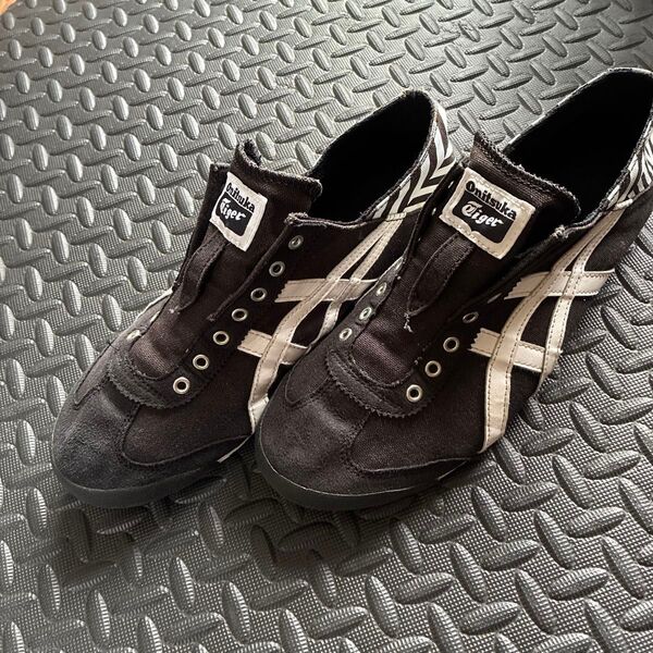 Onitsuka Tiger MEXICO 66 SLIP-ON 26cm ブラック