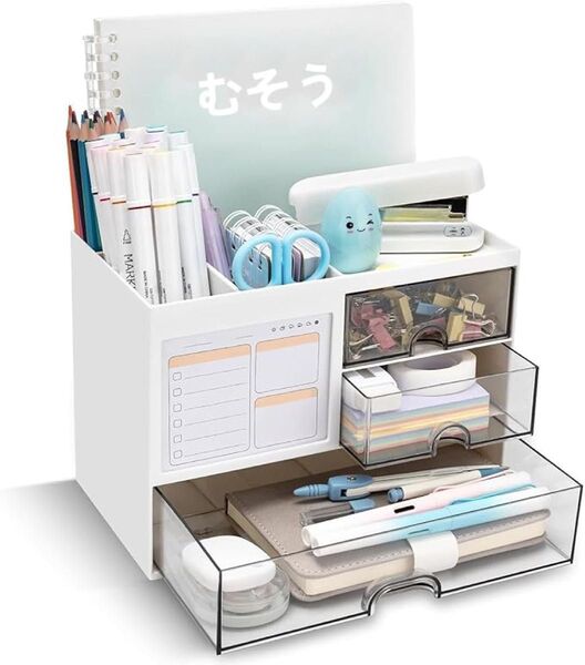 引き出しデスクオーガナイザー 文房具 収納 スモール ペンホルダー ペン立てペンスタンド 小物ぺんたて 卓上収納