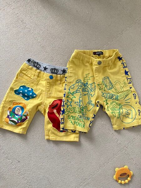 ベビードール 短パン モンスターズインク トイストーリー 男の子 半ズボン 100 110