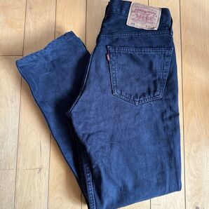 Levi's 501 ブラックデニム W32 L30 90s UK製