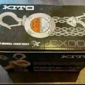 領収書可能 1台 キトー チェーン ブロック 500kg x 2.5m CX005 kito ガッチャ クレーン 玉掛け レバー