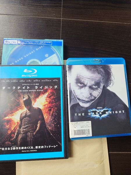 ダークナイト、ダークナイトライジングBlu-ray2枚セットバットマン