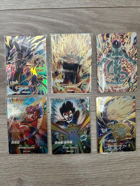ドラゴンボールスーパーダイバーズ 2弾 GDR 6種 ビルス 孫悟空 フリーザ 孫悟空 孫悟飯:幼年期 ベジータ:DA