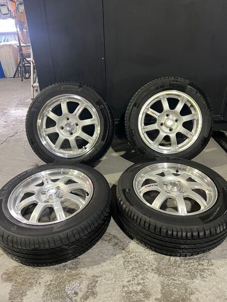 ニスモ NISMO MM-8 15インチ6JJ +50 pcd100-4H 最高級ホイールコーティング施工済み