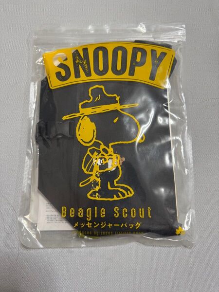 SNOOPY×LOGOS メッセンジャーバッグ ブラック 新品未開封