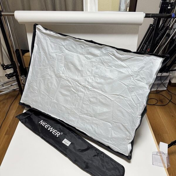 NEEWER 傘型ソフトボックス 撮影用 折りたたみ式 中銀系 60×90cm 集中金具不要タイプ