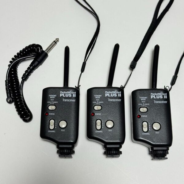 PocketWizard PLUS II ワイヤレスレリーズ 3個セット ファッションカメラマン御用達トランスミッター