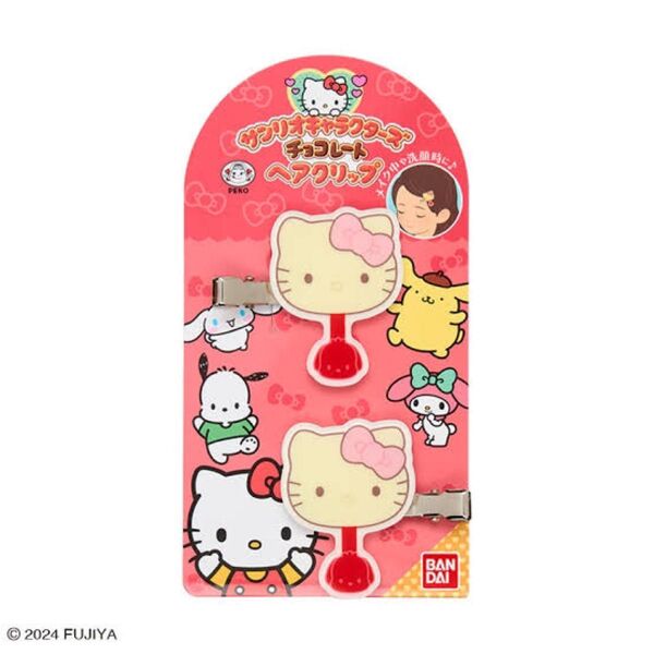 サンリオキャラクターズ ハローキティ 前髪ヘアクリップ サンリオチョコレート