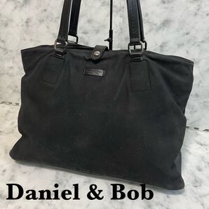 ダニエルアンドボブ レザー キャンパス トートバッグ ブラック トゥモローランド