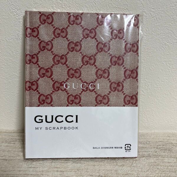 新品 BAILA バイラ 2018 6月号 GUCCI ノート 付録 雑誌