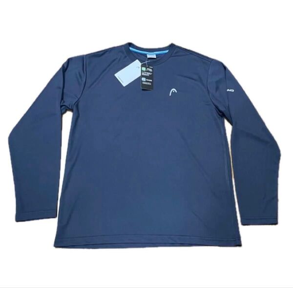 【送料無料・匿名発送】 HAED ヘッド 長袖 Tシャツ ネイビー L