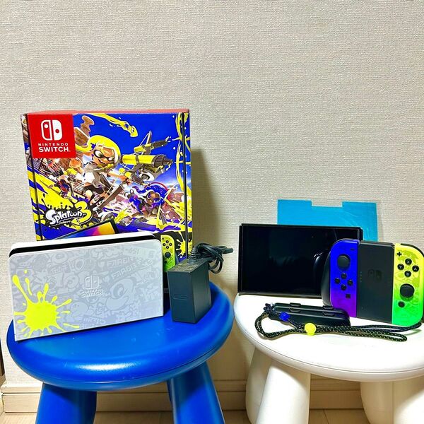 極美品Nintendo Switch 有機EL スプラトゥーン3エディション 任天堂 有機ELモデル ニンテンドースイッチ