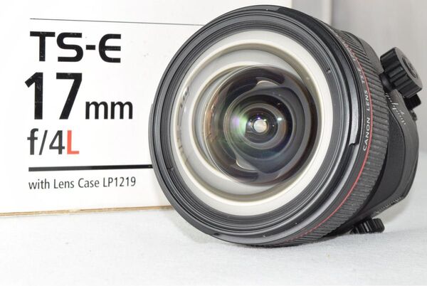 ☆綺麗な展示品☆Canon TS-E 17mm F4L☆単焦点レンズ EFマウント☆アオリ撮影☆安心のメーカー1年保証付☆元箱一式